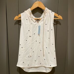 Ann Taylor polka dot blouse